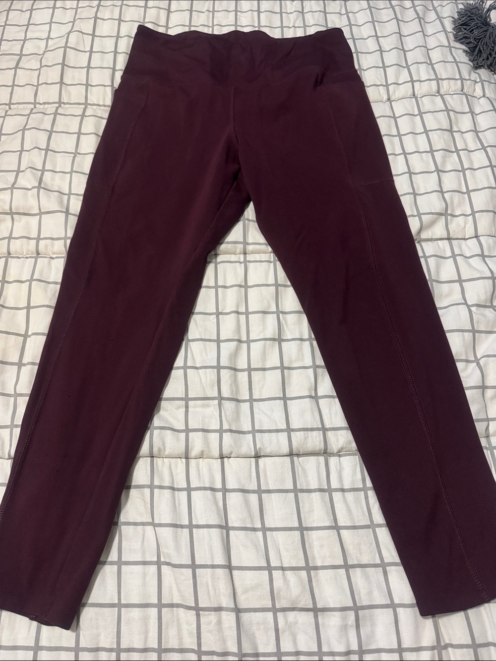 Danskin Women's Burgundy High-Waist Leggings